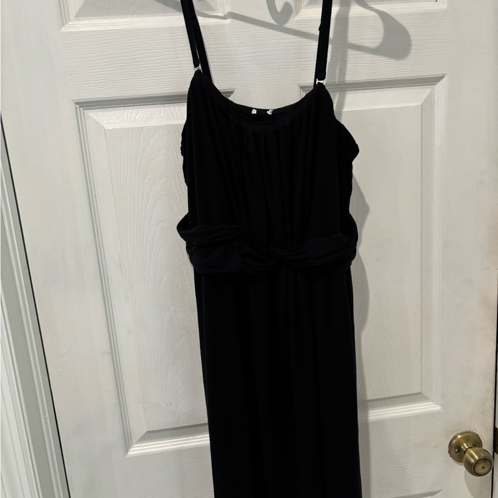 Soma Black removable strap dress